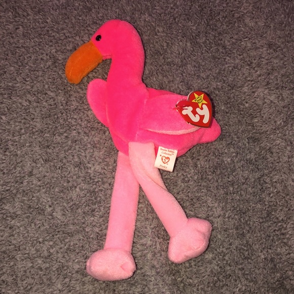 Pinky Flamingo Collectible Beanie Baby - Picture 3 of 8
